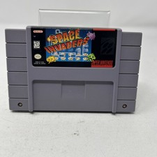 Space Invaders (Super Nintendo, 1992) SNES Authentic Tested Working Cartridge