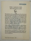 Genuine 1880-CC GSA COA ONLY!!  NO COIN OR BOX!!! + Bonus Card  Free US Shipping