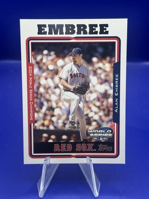 2004 Topps World Series Tribute Alan Embree #2 (NM)