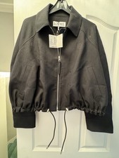 Loewe Unisex Balloon Jacket. NWT. Black Cotto...