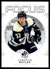 2024-25 SP Authentic Freshman Focus Cameron Butler RC Columbus Blue Jackets