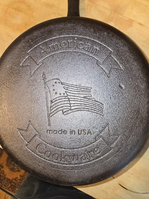 AB&I American Brass & Ironworks cast iron Betsey Ross 3.5qt deep dish fryer vint