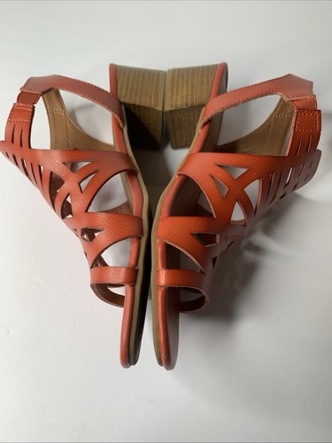 Sandali donna Baretraps VELLUTO 8,5 paprika slingback traforazioni punta aperta COSÌ COME SONO - Foto 10 di 16