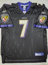 Reebok NFL Baltimore Ravens Jersey #7 Boller in Black Size 2XL