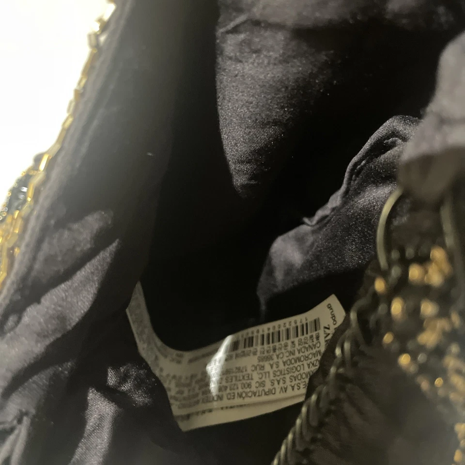 Bolsos Zara Leopardo para Mujer Bolso con Cuentas para Noche Foto 4 de 4