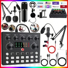 Professional Podcast Equipment Bundle with Mic for Recording/Streaming/Gaming