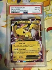 2015 Pokemon TCG Pikachu EX XY84 Black Star Promo Holo PSA 8 English