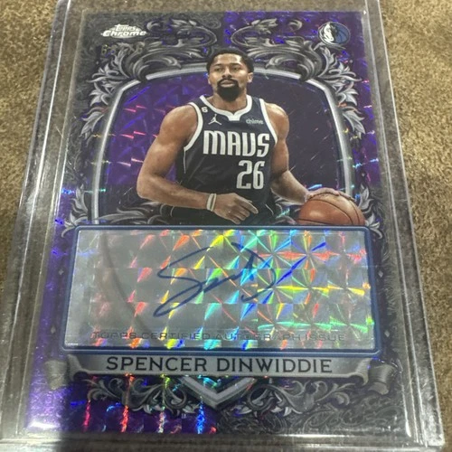 2025 Topps Chrome Spencer Dinwiddie Signature Style (RAW)