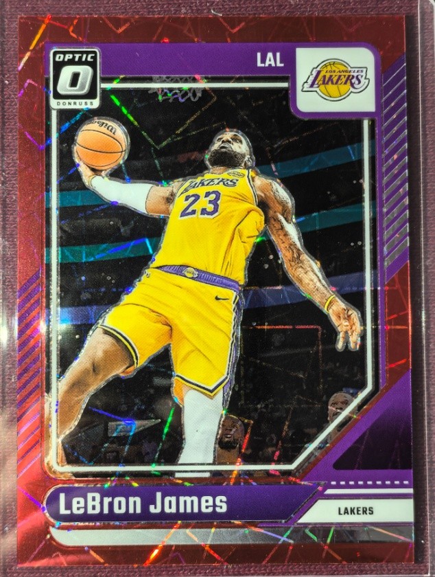 LeBron James 2024-25 Panini Donruss Optic Red Velocity /299 #148