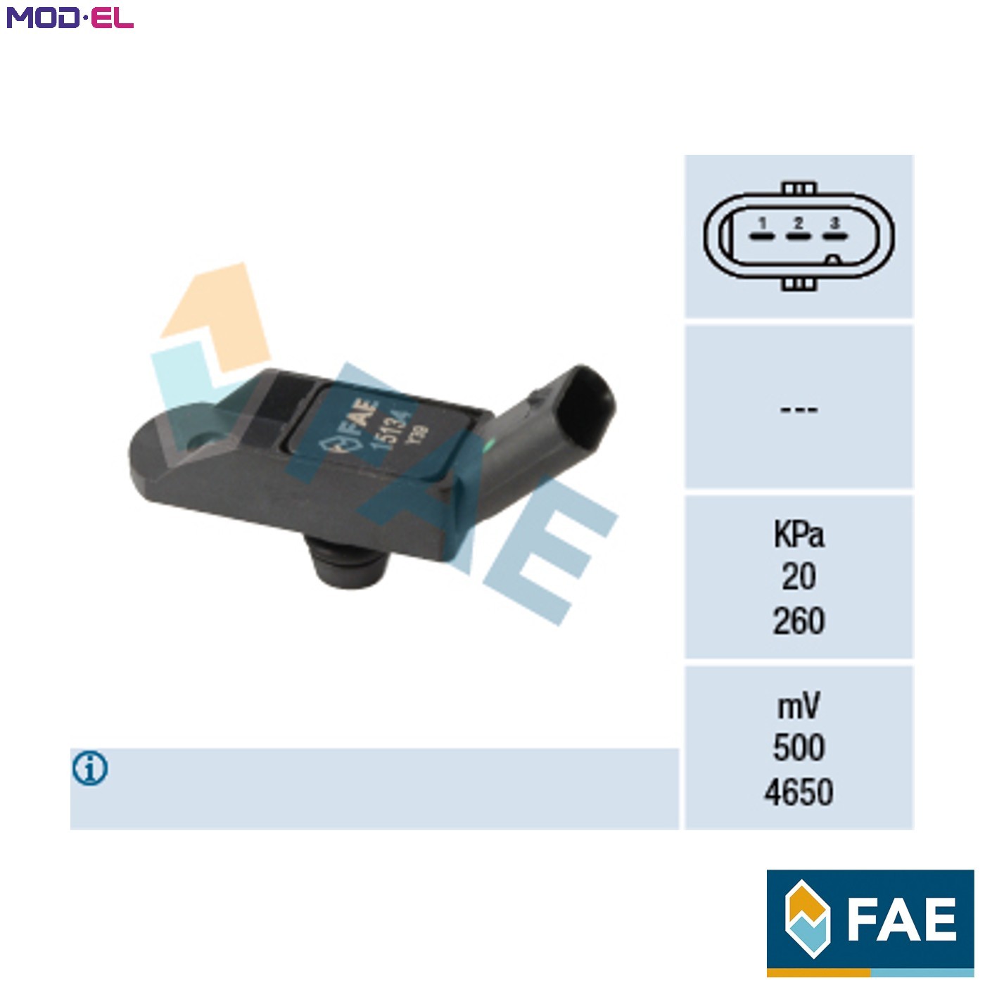 SENSOR INTAKE MANIFOLD PRESSURE 15134 FOR MINI COUNTRYMAN/COOPER PACEMAN/HATCH