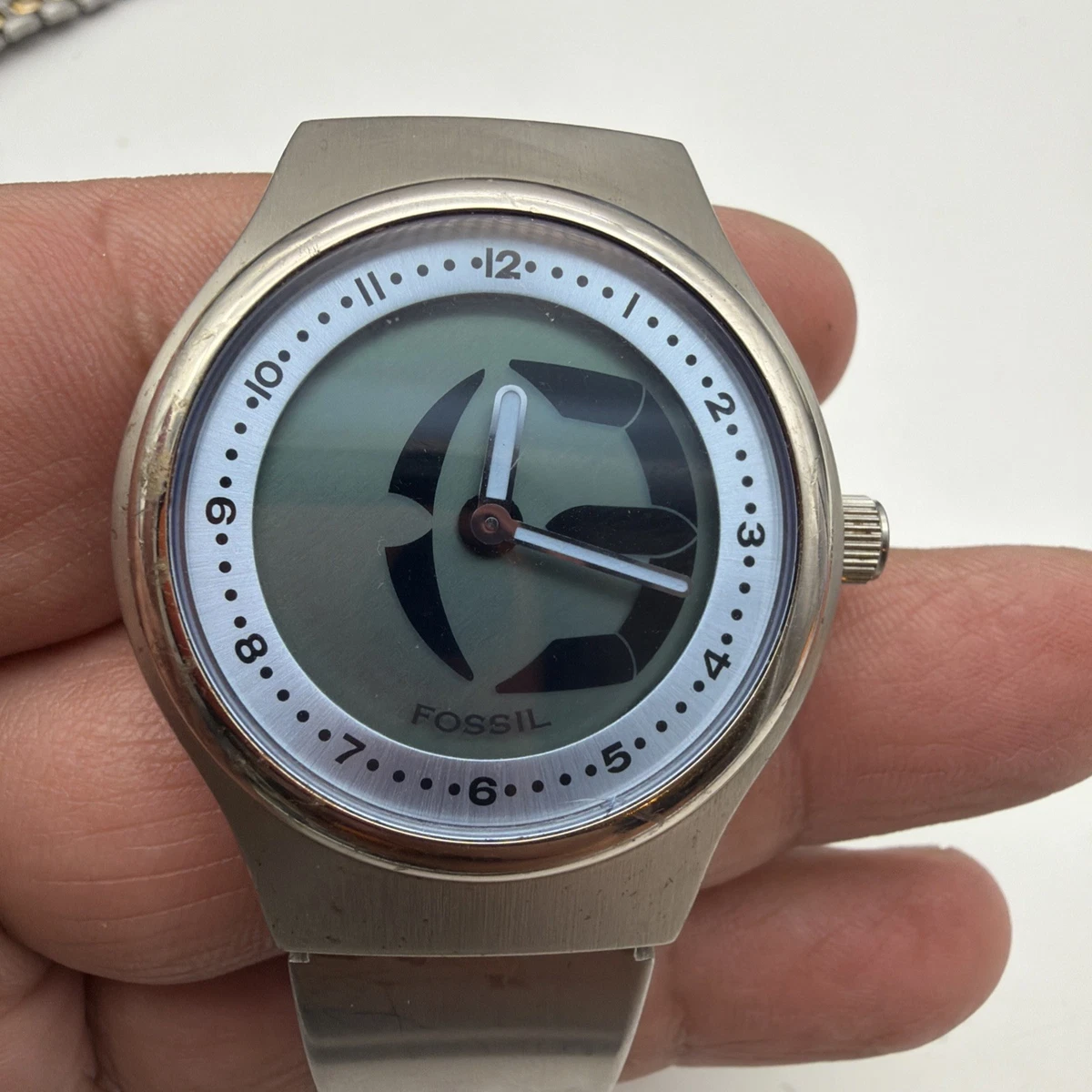 【入手困難】 レア フォッシル ビッグティック シルバー 【2-C-②】 Fossil Big Tic Silver Wristwatches for sale | eBay