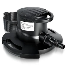 1/2HP Automatic Swimming Pool Cover Pump, 2000GPH Water Sump Pump with Check ...