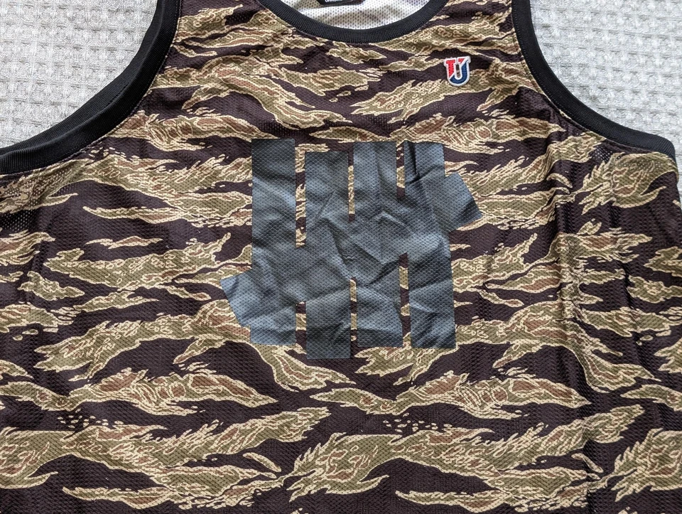 Непобедимая майка мужская большая камуфляжная сетка спортивная баскетбольная уличная одежда - Изображение 3 из 4