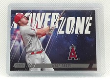 Mike Trout 2022 Topps Stadium Club Baseball - Power Zone - Los Angeles Angels