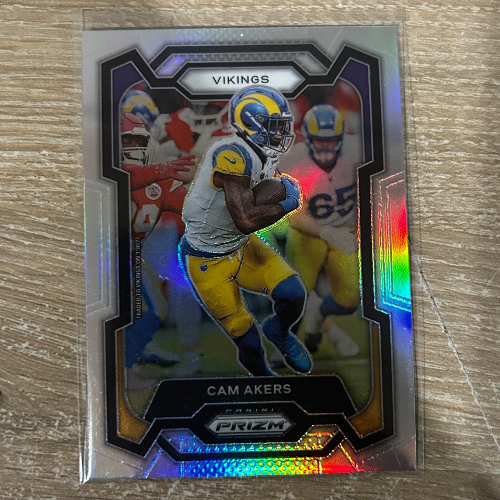 2023 Panini Prizm #164 Cam Akers Silver Prizm Rams Vikings
