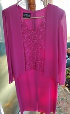 Ursula of Switzerland Dress Womens Fuscia size 10 Mother of the Bride