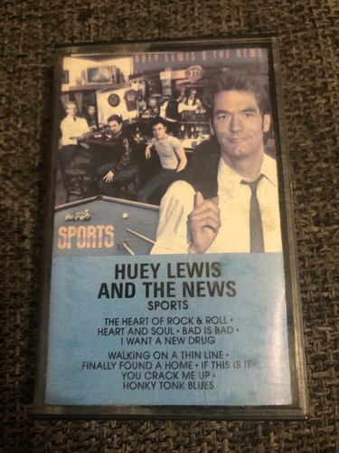 Cassette- Huey Lewis And The News- Sports-Used