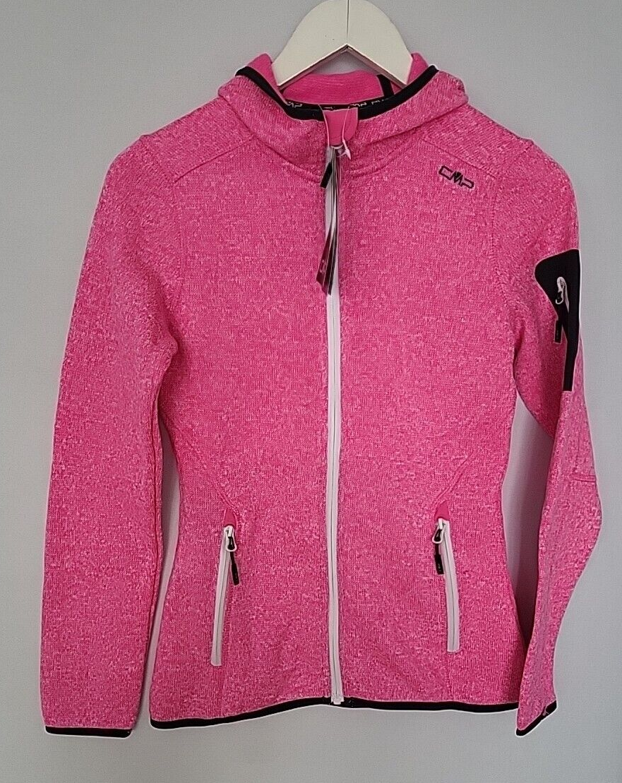 Deux Pulls Fille Polaire – Rose Et Gris – Taille 4 – Marques Claudio Nucci & NYC Kidswear