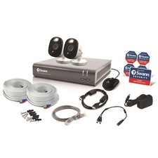 Swann DVR4 4580 4 Channel  DVR 2x 1080MSFB HD Motion Cameras CCTV Kit No HDD
