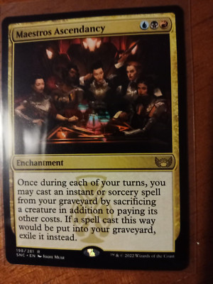 Maestros Ascendancy Magic The Gathering New Capenna #198 Rare