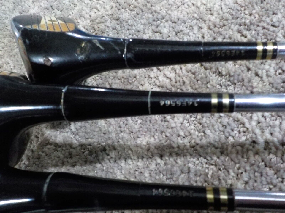 Fers De Golf Vintage Walter Hagen The Haig - 3, 4, PW - Droitier, Shaft Acier Régulier - BEAU