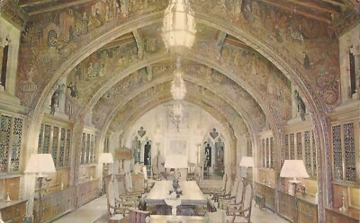 San Simeon, CALIFORNIA - Hearst Castle - The Gothic Study - 1965