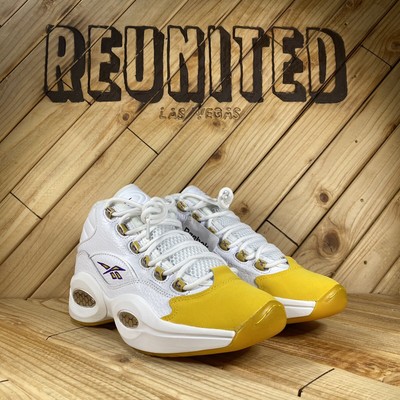 Reebok Question Mid Gold Toe Size 8 