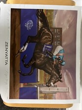 ZENYATTA Artist Proof  SIGNED Ralph Wolfe Cowan POSTER Breeders' Cup