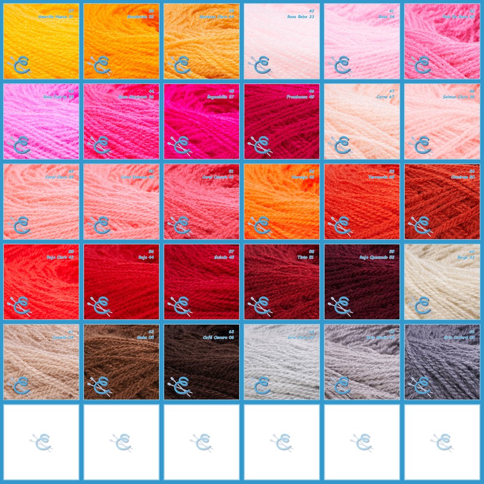OMEGACRYL [40grs] by Omega - 3-Thread Yarn ideal for knitting and ...