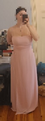 Rosa Kleid Abschluss Abi Prom Formal maxikleid dress gown evening schickes kleid