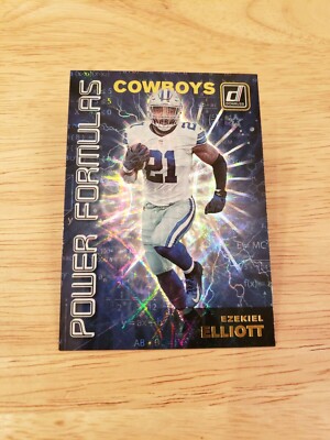 Ezekiel Elliott - Power Formulas (2019 Donruss) Dallas Cowboys NFL # PF-18