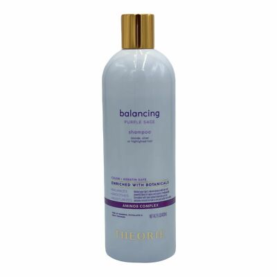 40 Pack Theorie Balancing Purple Sage Shampoo 14.2 oz  Moisturize Smooth Sage