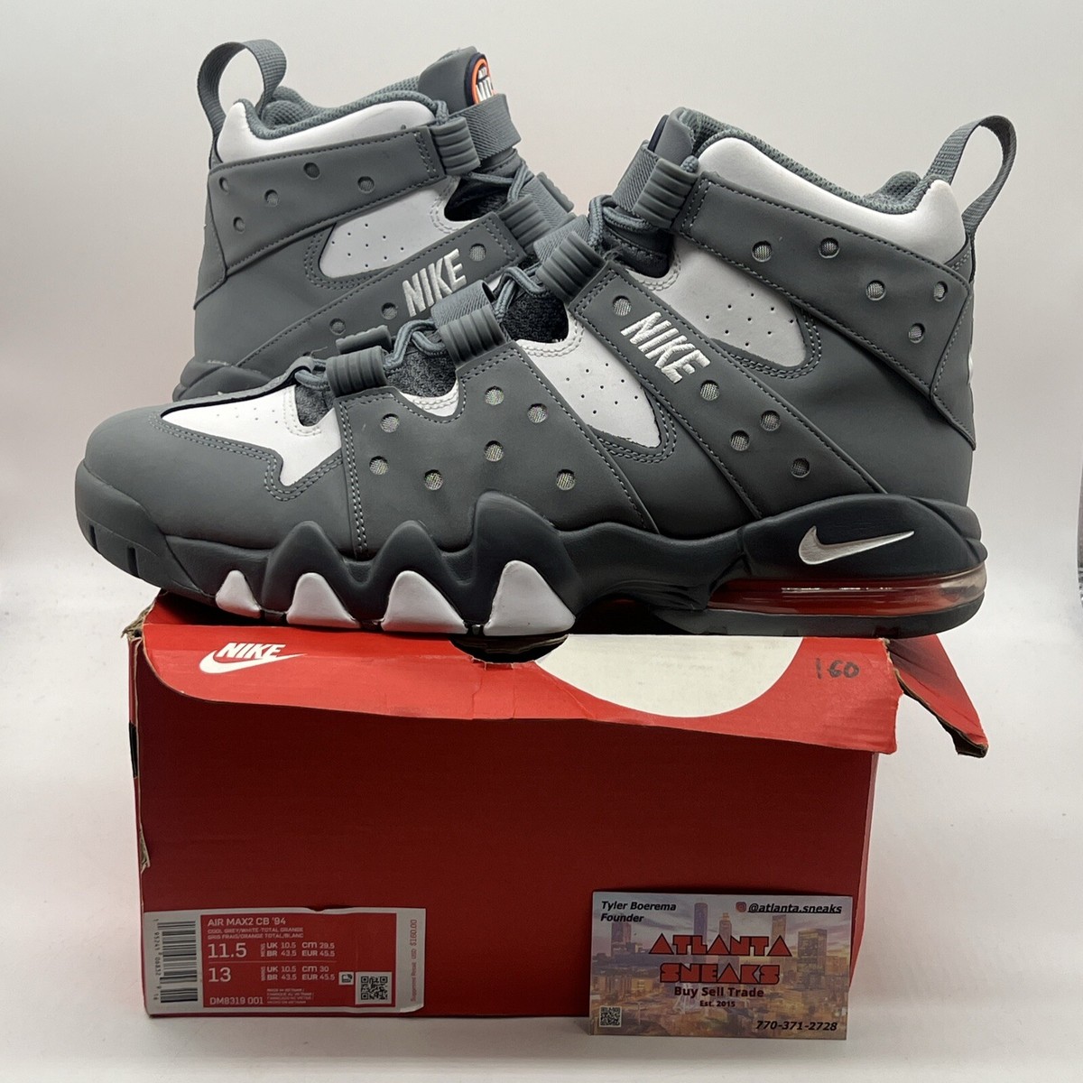 Size Nike Air Max CB 94 2021 Cool Grey White Leather