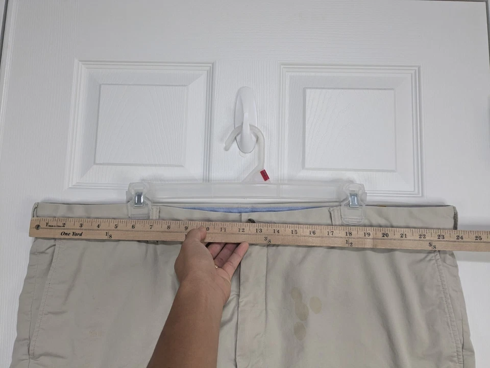 Pantalones Cortos Chinos Polo Ralph Lauren Para Hombre 48B Beige Elastizados Calce Clásico Informales *DEFECTO* Foto 2 de 4