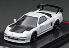 Ignition Model Honda-Acura Matte Pearl White NSX (NA1) 1:64 Diecast Car IG1939