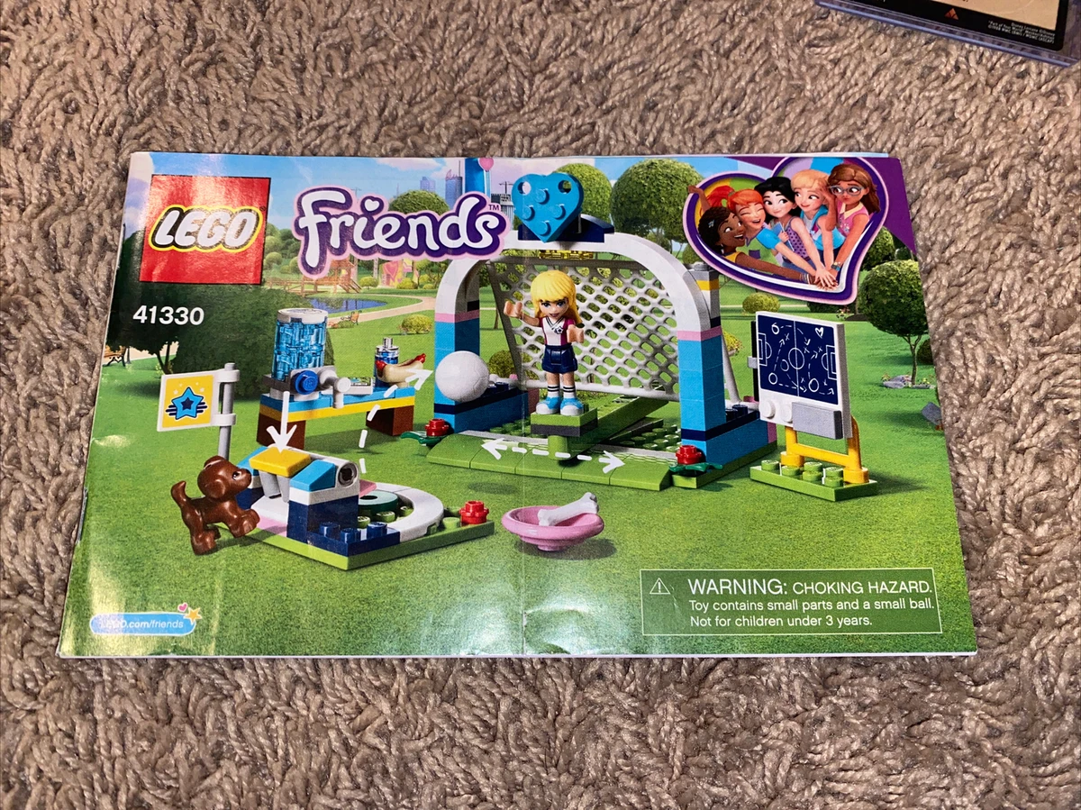 LEGO Friends Stephanie s Soccer Practice MANUAL ONLY 41330