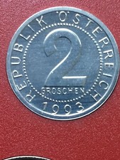 2 GROSCHEN MÜNZE ÖSTERREICH *1993* IN * HGH* *RARITÄT* 