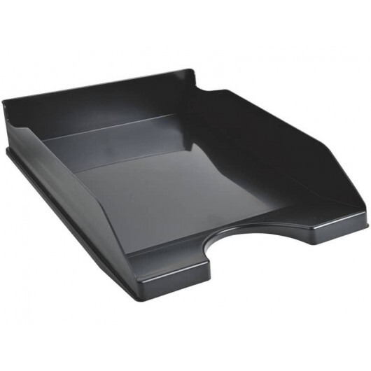 Vaschetta portacorrispondenza Exacompta ECOTRAY EcoBlack plastica A4+ nero 12301
