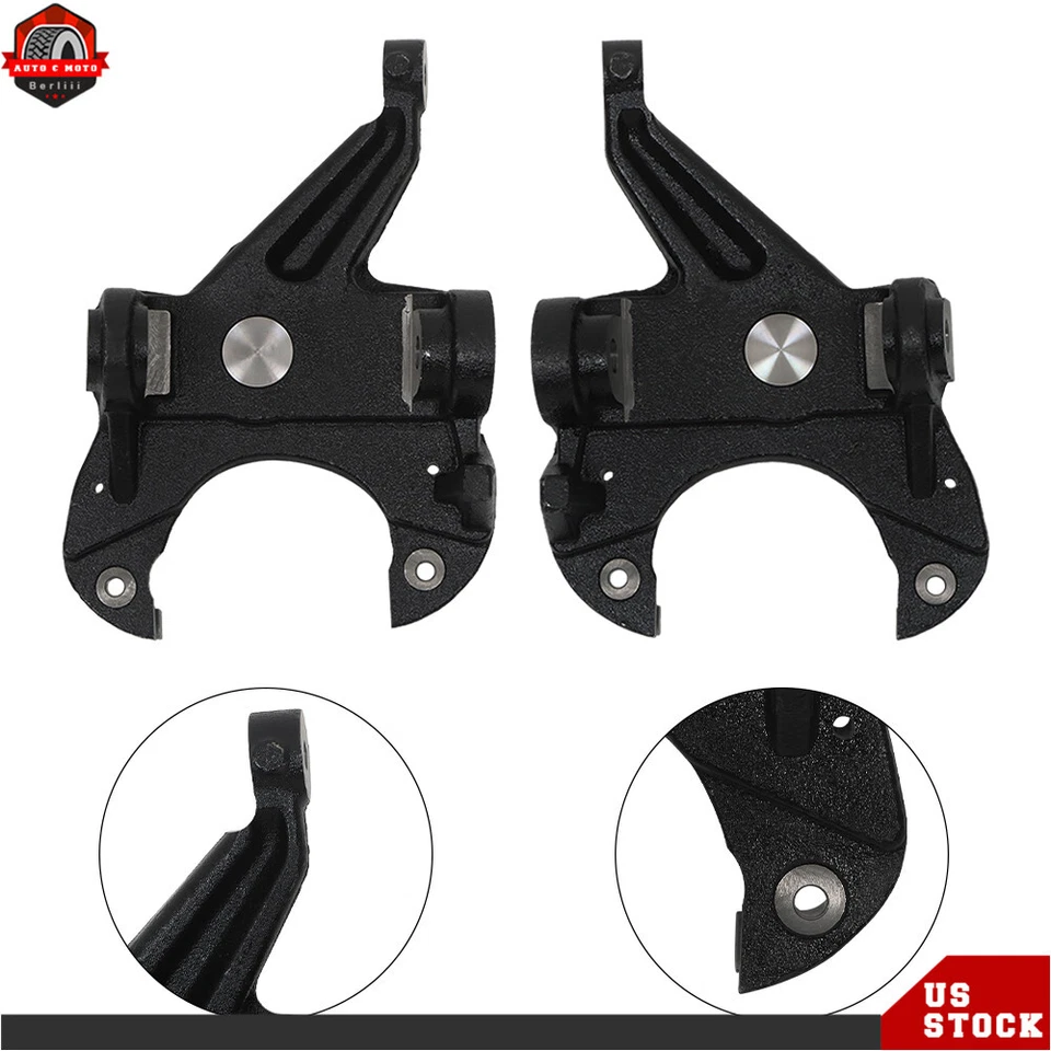 2.5" Drop Spindles Suspension 2WD For 1963-1970 Chevrolet C10 Pickup Suburban - Image 2 of 4