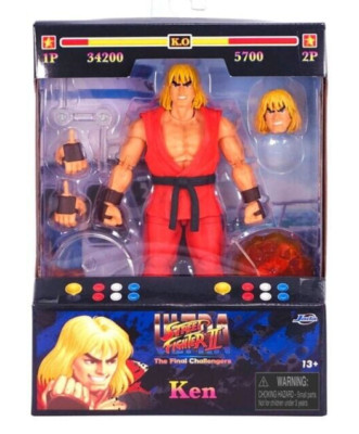 Jada Toys Ultra Street Fighter II: The Final Challengers Actionfigur Ken