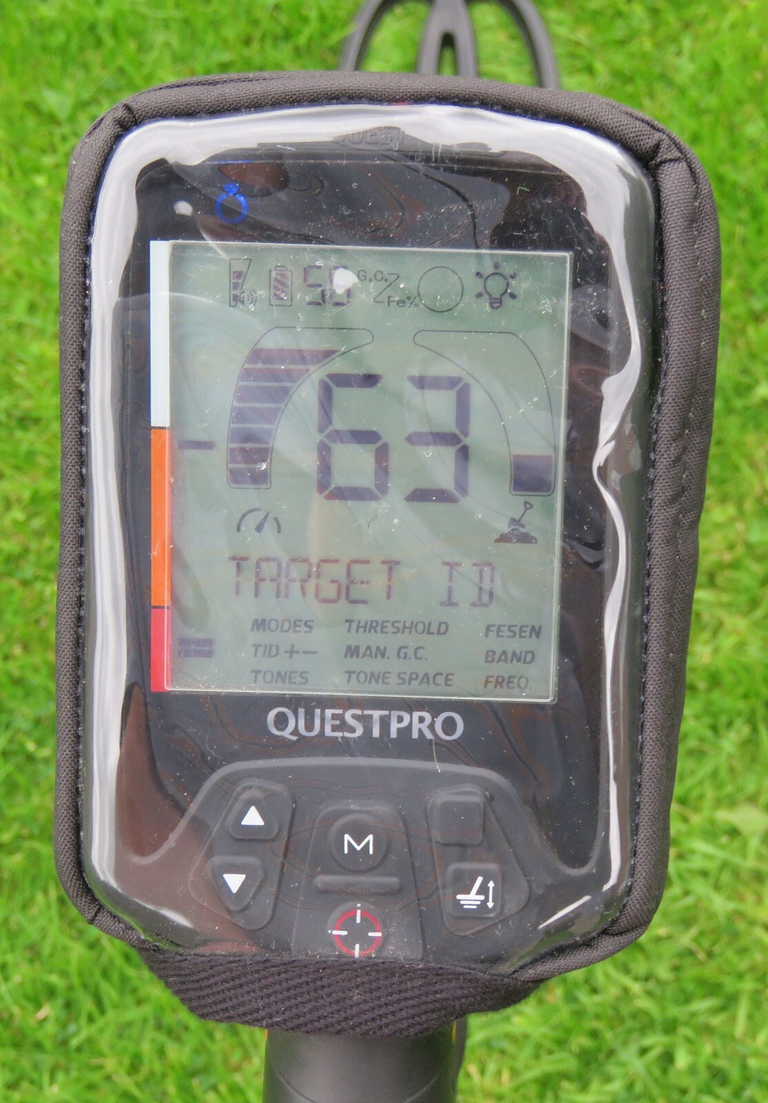 QUEST - METAL DETECTOR COVER - CONTROL BOX COVER