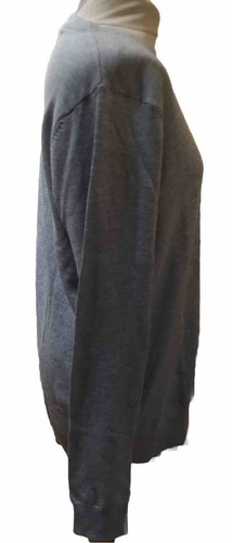 Mens F&F Cotton Rich Grey With A Blue Tinge Jumper BNWTS U.K. Large - Picture 4 of 5