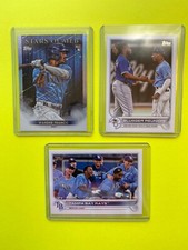 2022 Topps Series 1 Wander Franco 3 RC BASE STARS OF MLB SLUGGER AND RAYS