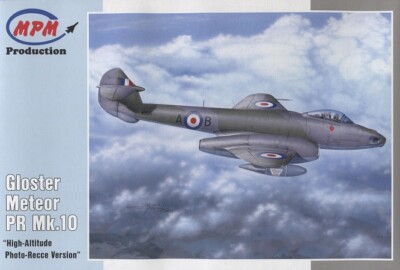 MPM 100-72560 - 1/72 Gloster Meteor PR Mk.10 ''High-Altitude Photo-Recce Version''