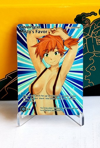 POKEMON: TRAINER - MISTY - FULL ART HOLO CUSTOM HANDMADE ORICA CARD NOT TCG