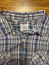 Vintage 1980 LEVI'S Olympics Western Plaid Button Up Shirt Pastel Size Large