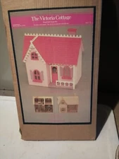 Vintage - The Victoria Cottage, Beachwood Ltd - Wood Dollhouse Kit - sealed box