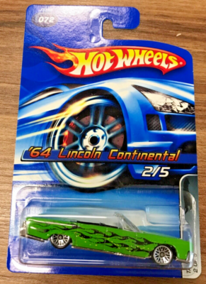 Hot Wheels '64 Lincoln Continental #072 HW '06 Tag Rides 2/5 Green