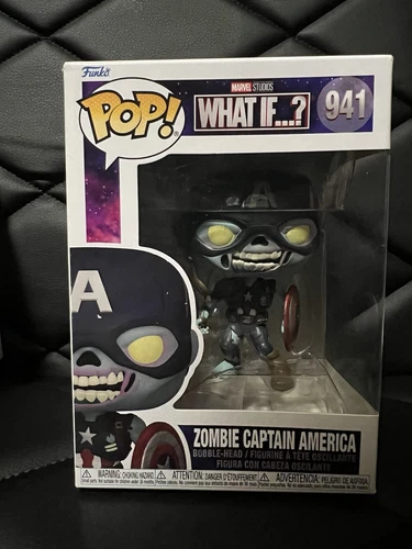 Funko Pop! Marvel - Zombie Captain America #941 W Protector!