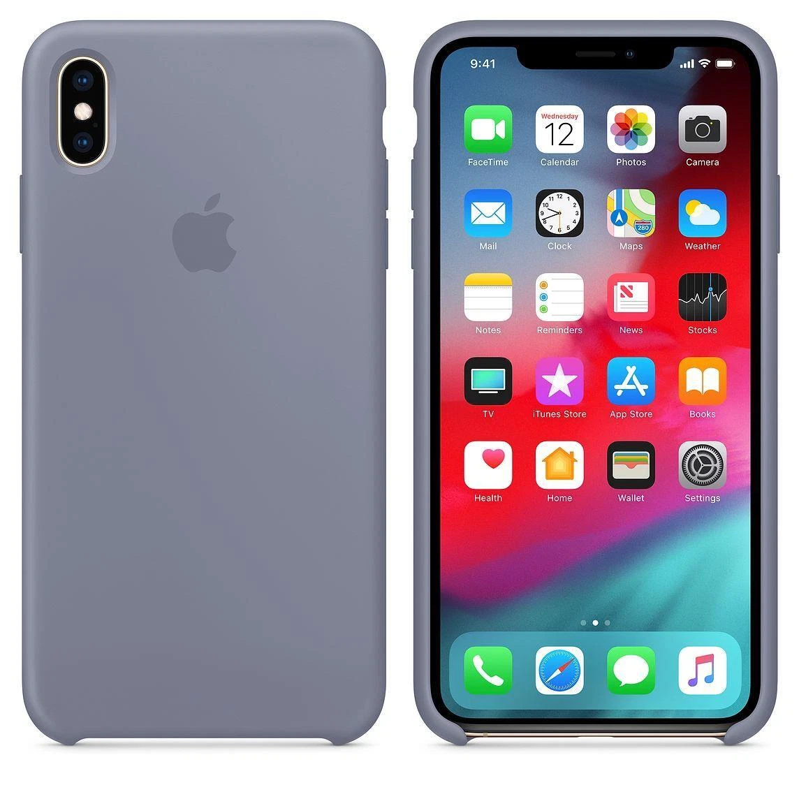 Custodia per iPhone XR Viola Colore Regina Verticale Viola
